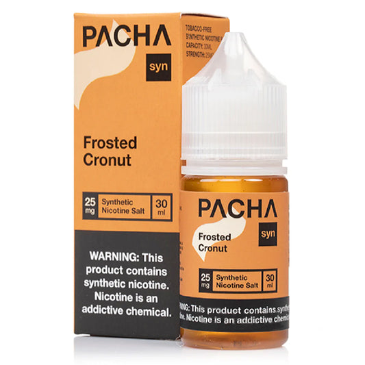 Frosted Cronut by Pachamama Salts TFN 30mL with packaging