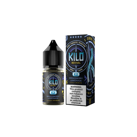 Brazzberry Lemonade Ice by Kilo Revival TFN Salt 30mL with packaging