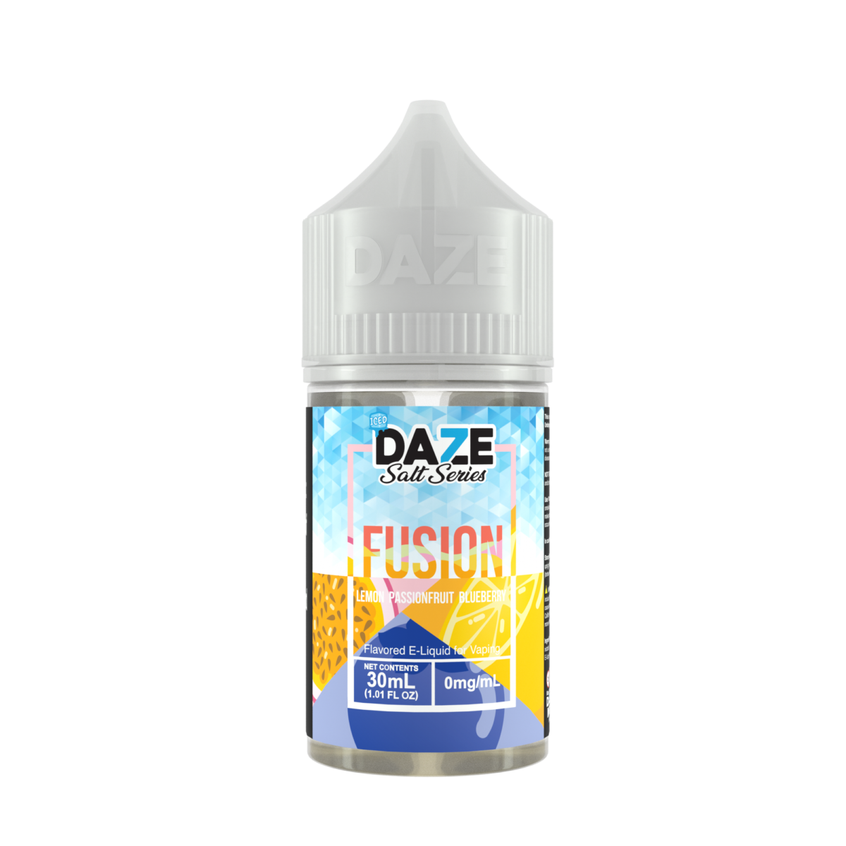 Lemon Passionfruit Blueberry Iced by 7Daze Fusion Salt 30mL bottle