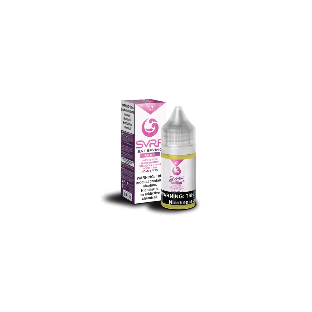 Satisfying Iced By SVRF Salts 30mL with packaging