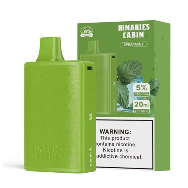 HorizonTech - Binaries Cabin Disposable | 10,000 puffs | 20mL spearmint with packaging