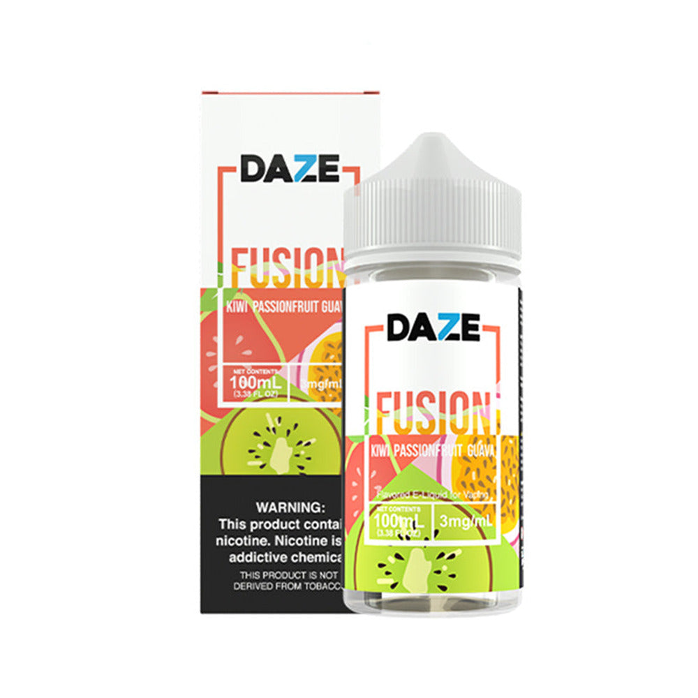 Kiwi Passion Guava by 7Daze Fusion 100mL with Packaging