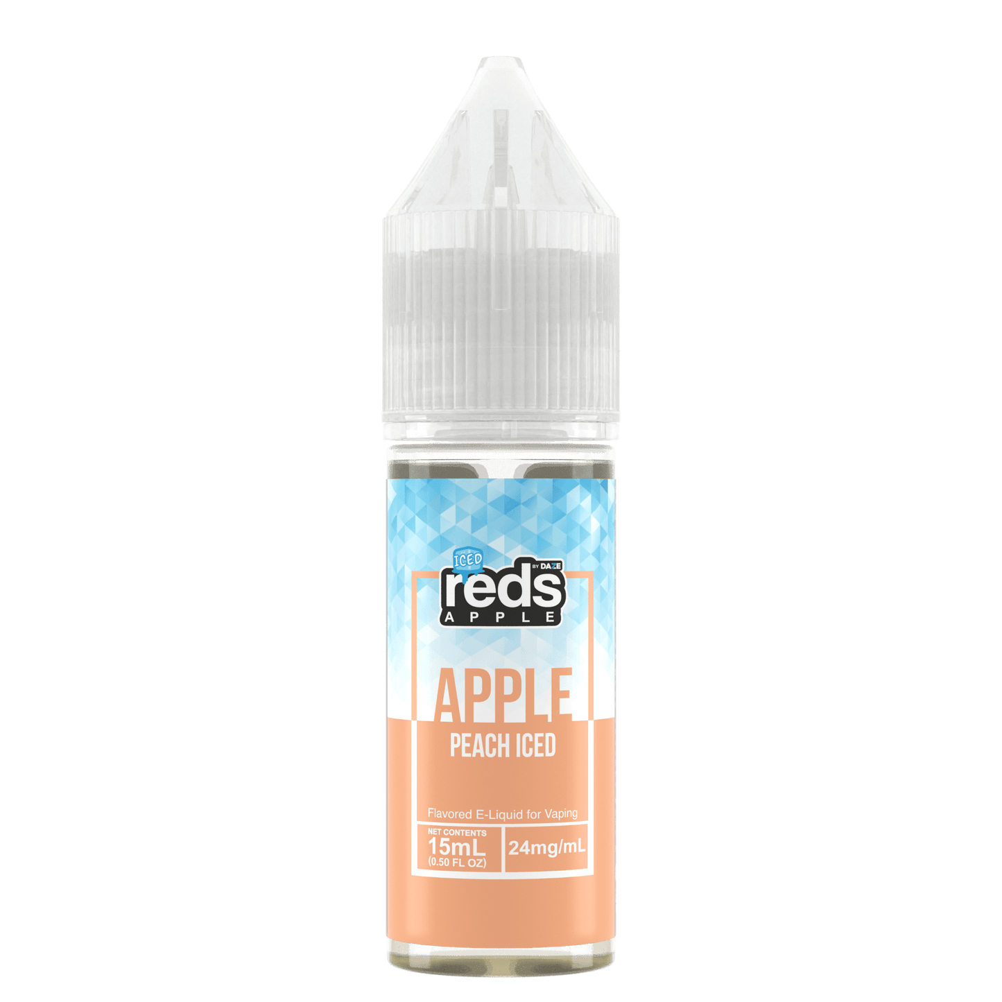 7Daze Reds Salt Series E-Liquid 15mL (Salt Nic) Peach Iced