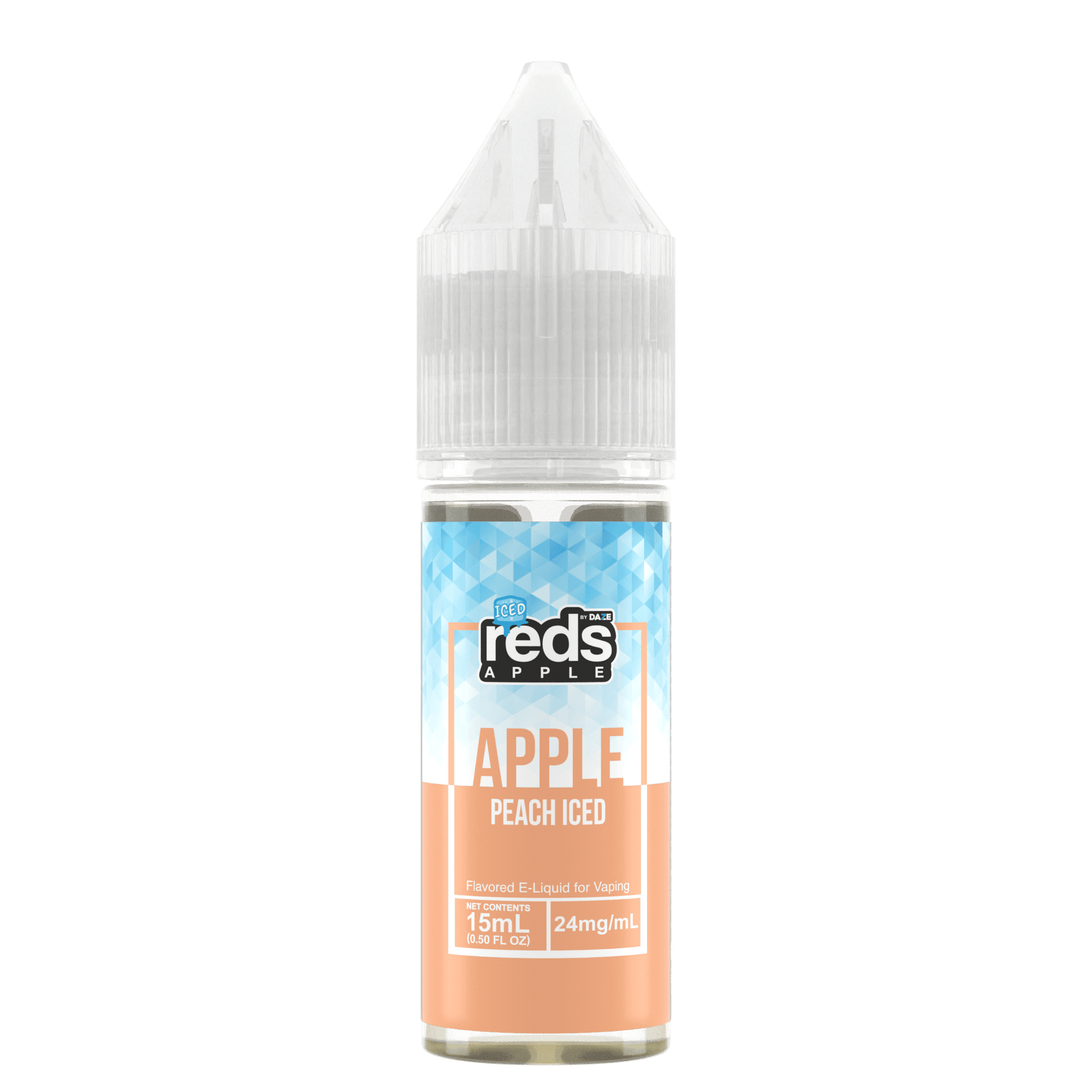7Daze Reds Salt Series E-Liquid | 15mL |  24mg | (Salt Nic) | Peach Iced
