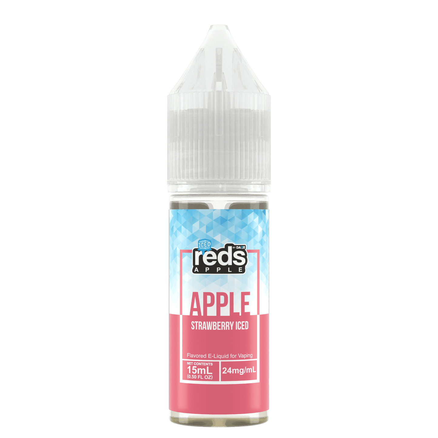 7Daze Reds Salt Series E-Liquid 15mL (Salt Nic) Strawberry Iced