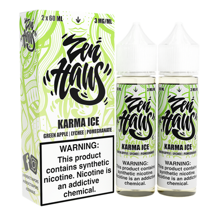 Zen Haus Ice - Karma Ice by Verdict - Revamped Series | 2x60mL with packaging