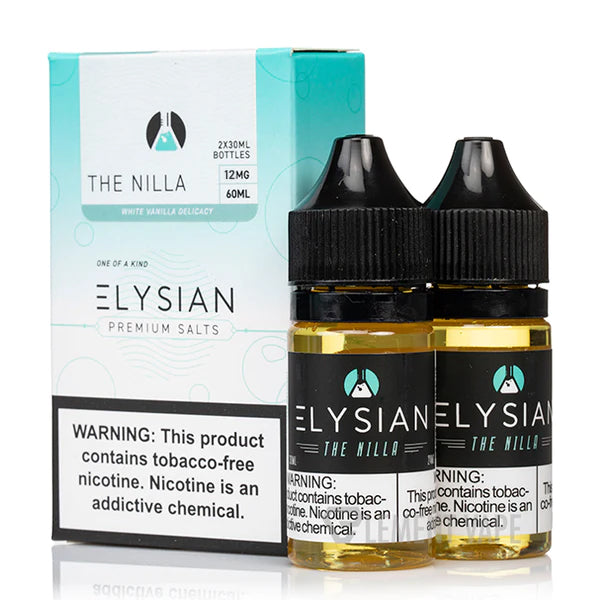 Elysian Nillas Salts Series | 60mL | 12mg | The Nilla With Packaging