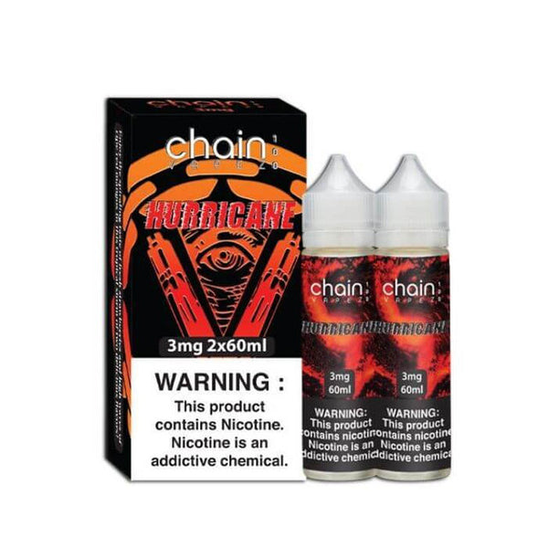 Chain Vapez Series E-Liquid | x2-60mL (120mL) | 3mg | Hurricane with packaging