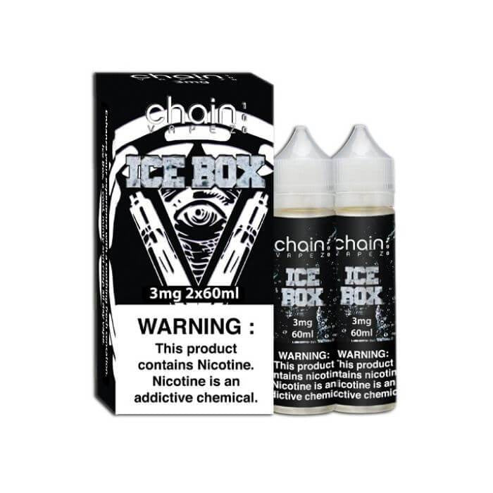 Chain Vapez Series E-Liquid | x2-60mL (120mL) | 3mg | Ice Box with Packaging