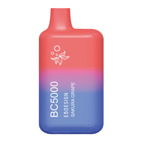 BC5000 (Non Branded EBDESIGN / Branded EBCREATE) Disposable | 5000 Puffs | 9.5mL | 0% Sakura Grape
