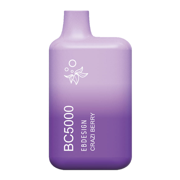 BC5000 (Non Branded EBDESIGN / Branded EBCREATE) Disposable | 5000 Puffs | 9.5mL | 0% Crazi Berry