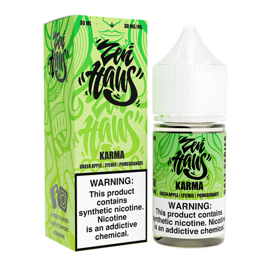Zen Haus | Karma by Verdict | Revamped Salt Series | 30mL | 30mg | Karma with Packaging