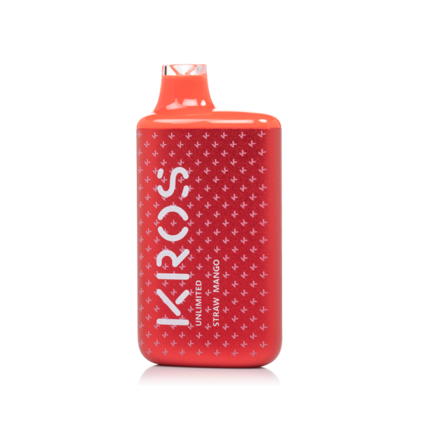 Kros Unlimited Disposable | 6000 puffs | 14mL | 50mg | Straw Mango