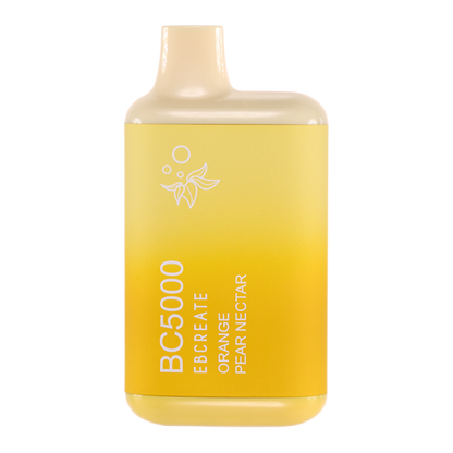 BC5000 (Non Branded EBDESIGN / Branded EBCREATE) Disposable | 5000 Puffs | 9.5mL | 0% Orange Pear Nectar