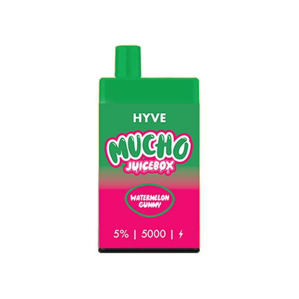 Mucho x Hyve Disposable | 5000 Puffs | 12mL | 50mg | Watermelon Gummy