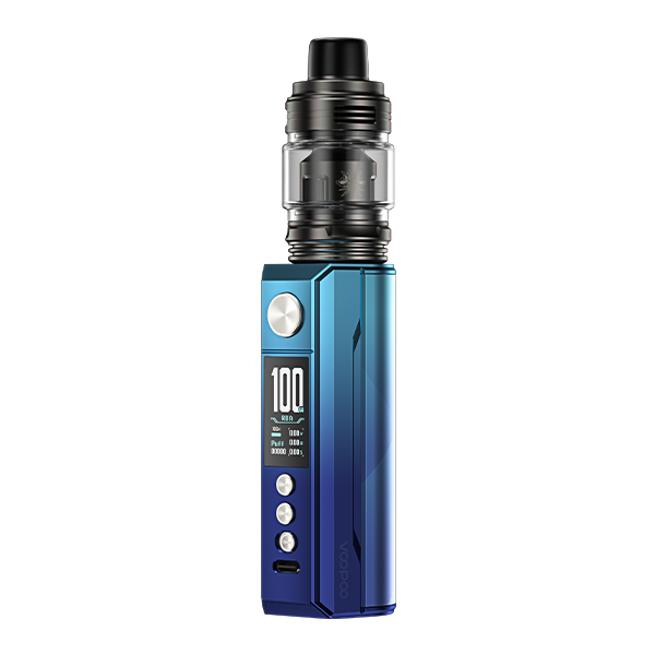 VooPoo Drag M100S Box Mod Kit Cyan Blue