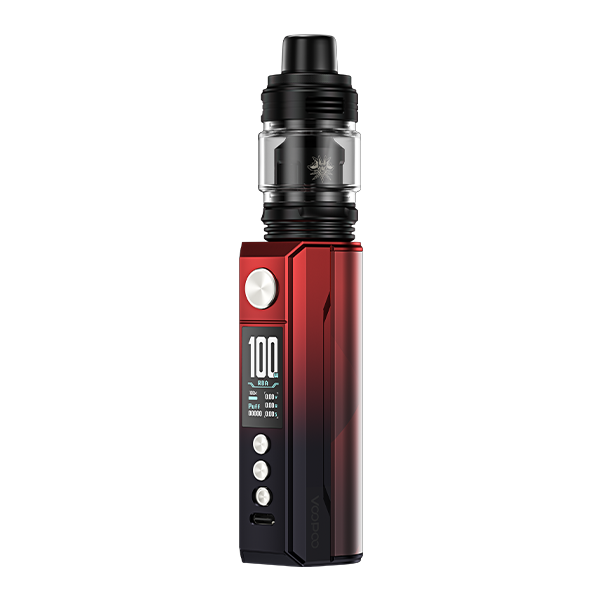 VooPoo Drag M100S Box Mod Kit Red Black