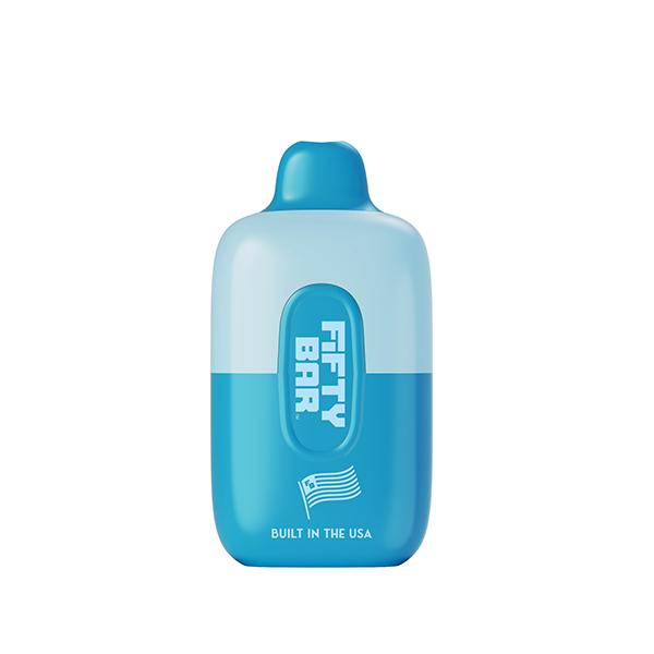 Fifty Bar Disposable | 6500 Puffs | 16mL | Blue Razzle Ice