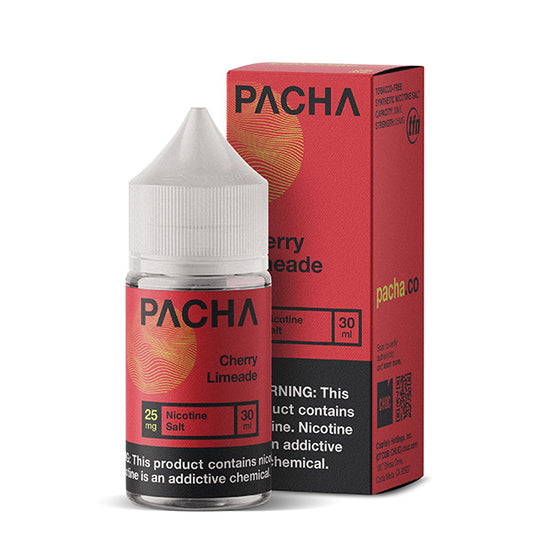 Pachamama TFN Salt Series E-Liquid | 30mL | 25mg | Salt Nic | Cherry Limeade With Packaging