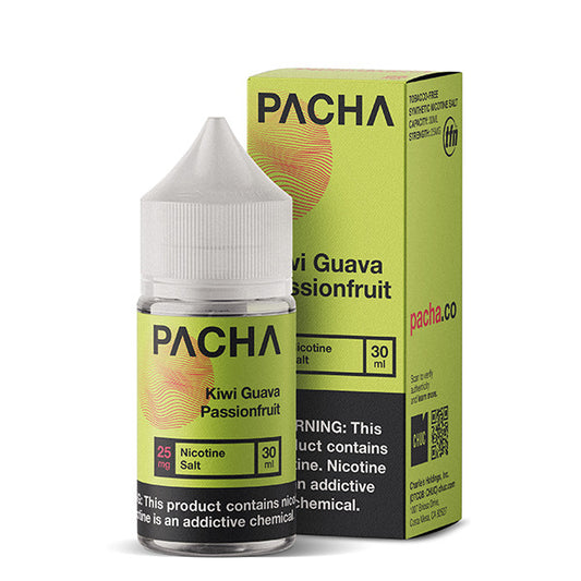 Pachamama TFN Salt Series E-Liquid | 30mL | 25mg | Salt Nic | Kiwi Guava Passionfruit With Packaging