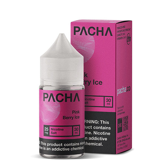 Pachamama TFN Salt Series E-Liquid | 30mL | 25mg | Salt Nic | Pink Berry Ice With Packaging