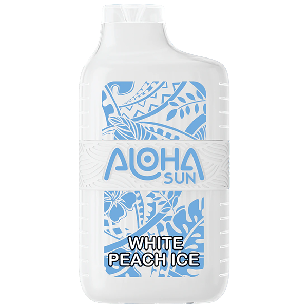 Aloha Sun TFN Disposable | 7000 Puffs | 15mL | 50mg | White Peach Ice
