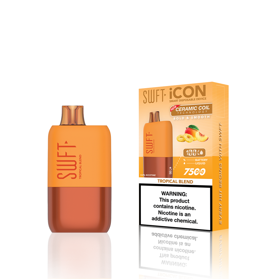 SWFT Icon Disposable | 7500 Puffs | 17mL |  Tropical Blend with Packaging
