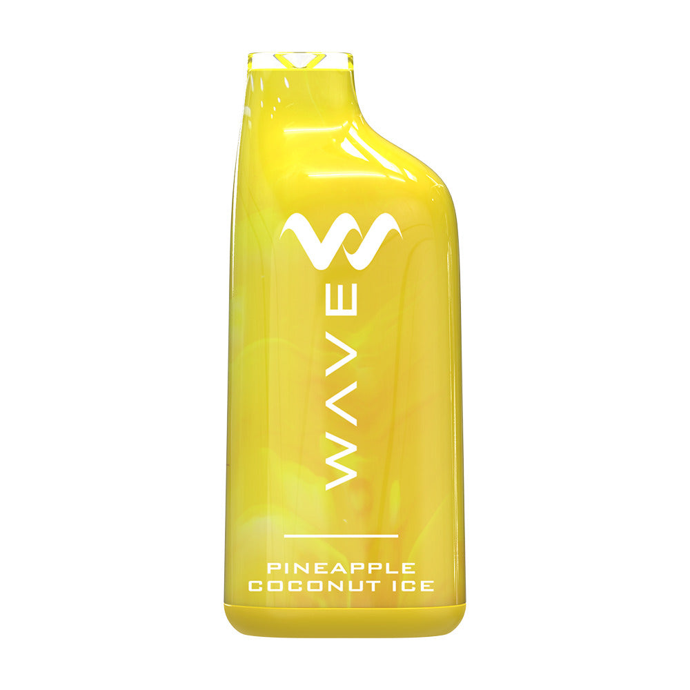 Wave Nicotine Disposable | 8000 Puff | 18mL | 50mg | Pineapple Coconut Ice
