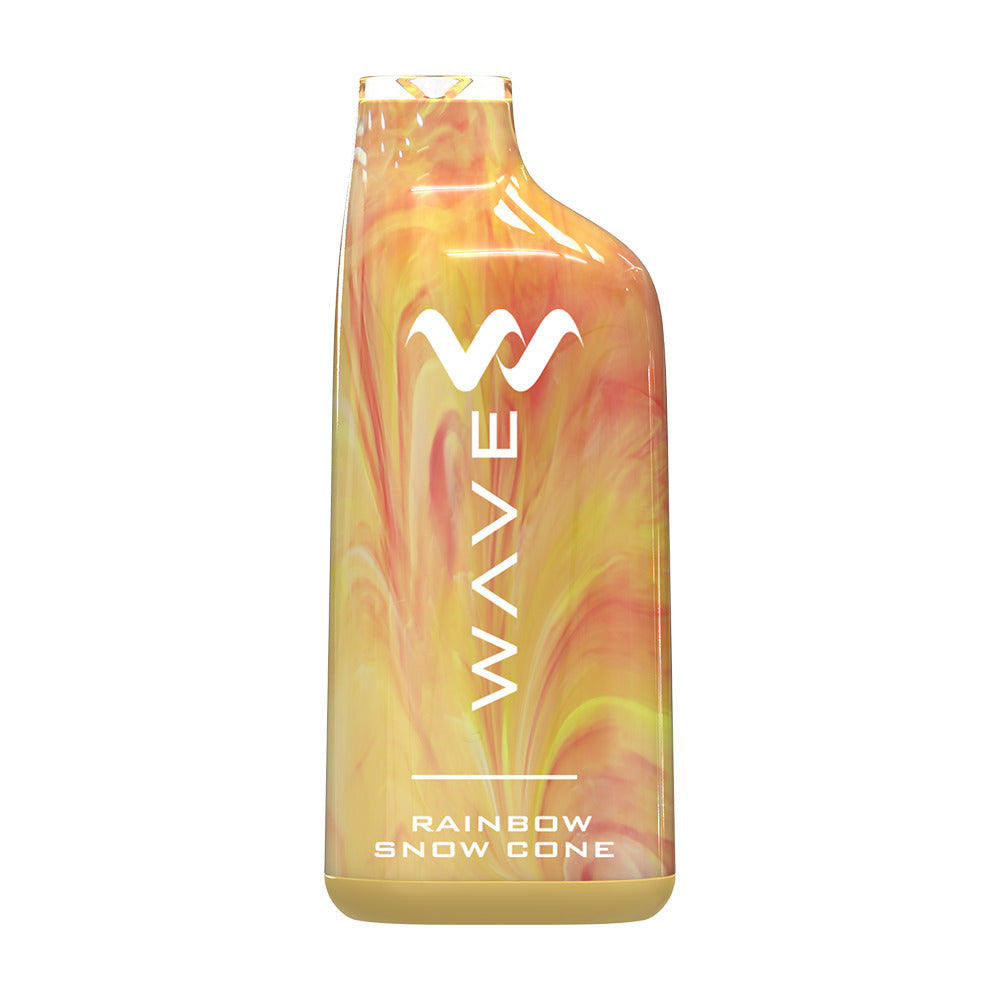 Wave Nicotine Disposable | 8000 Puff | 18mL | 50mg | Rainbow Snowcone