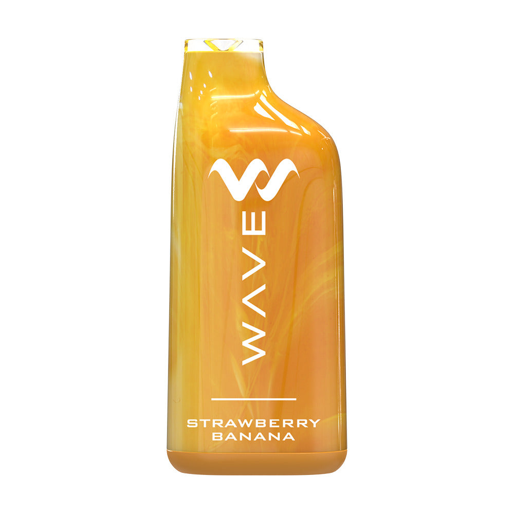 Wave Nicotine Disposable | 8000 Puff | 18mL | 50mg | Strawberry Banana