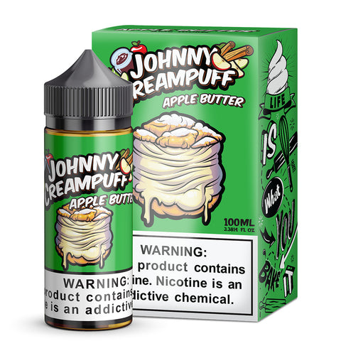Apple Butter by Tinted Brew - Johnny Creampuff TF-Nic Series 100mL with Packaging