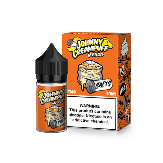 Mango by Tinted Brew - Johnny Creampuff TF-Nic Salts Series 30mL with Packaging