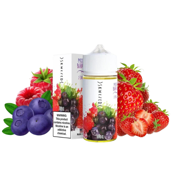 Blended Burst (Mixed Berries) by Skwezed Series 100mL bottle