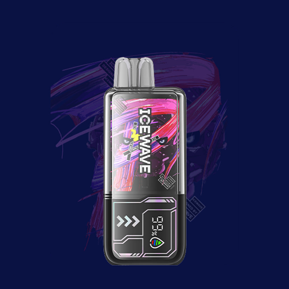 ICEWAVE Disposable X8500 Puffs | 18mL | 50mg | Peach Ice