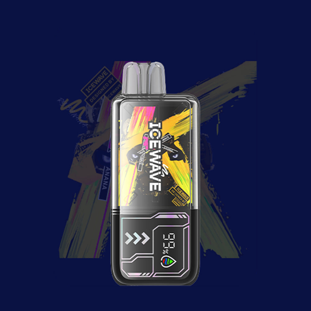 ICEWAVE Disposable X8500 Puffs | 18mL | 50mg | Strawberry Banana