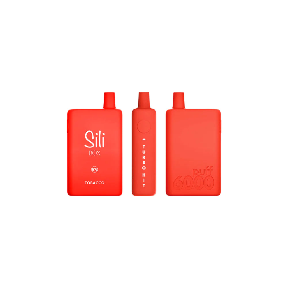 Sili Box Disposable | 6000 Puffs | 16mL | Tobacco