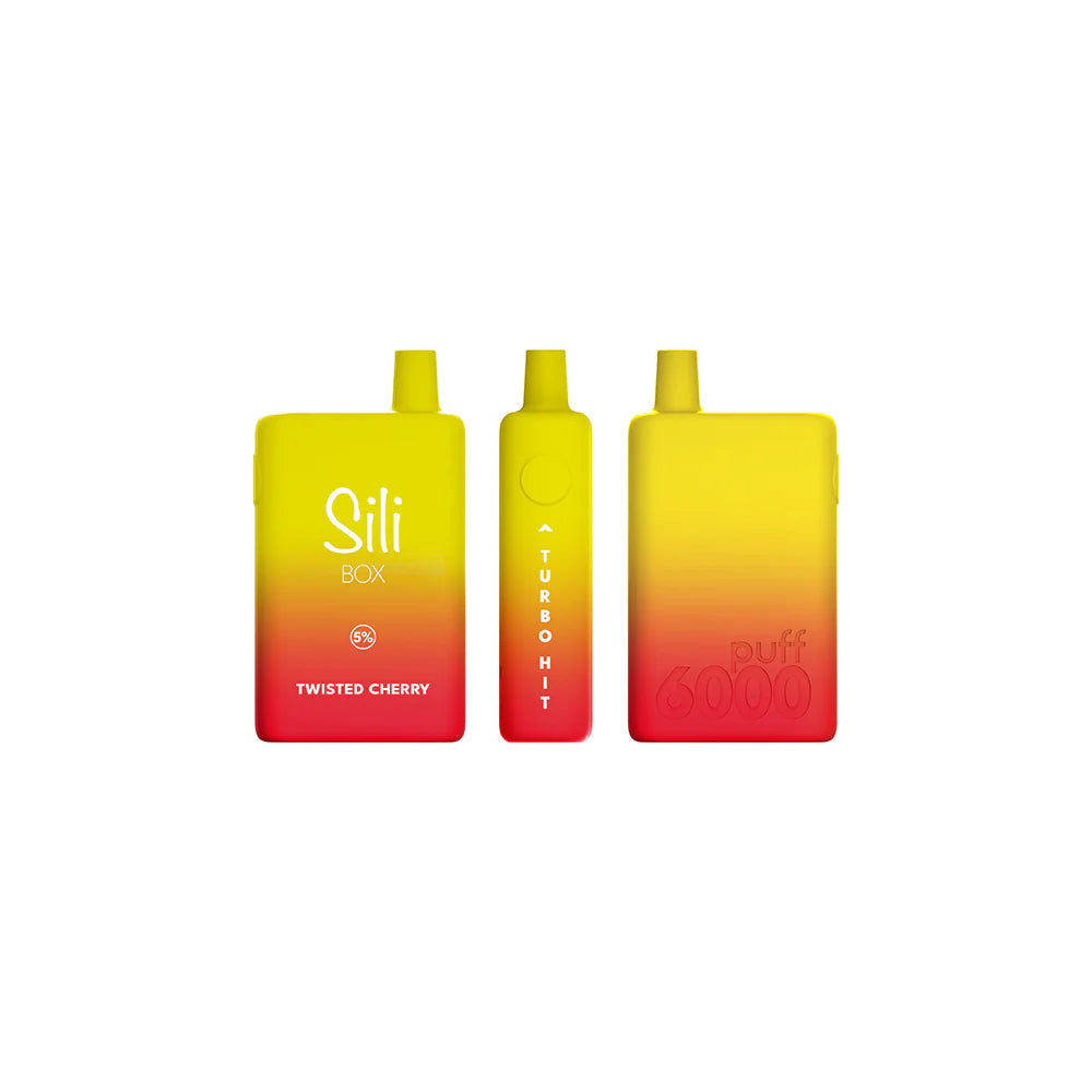 Sili Box Disposable | 6000 Puffs | 16mL | Twisted Cherry