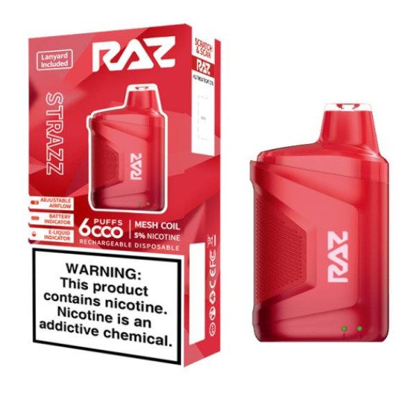 RAZ CA6000 Disposable | 6000 Puffs | 10mL | 50mg Strazz