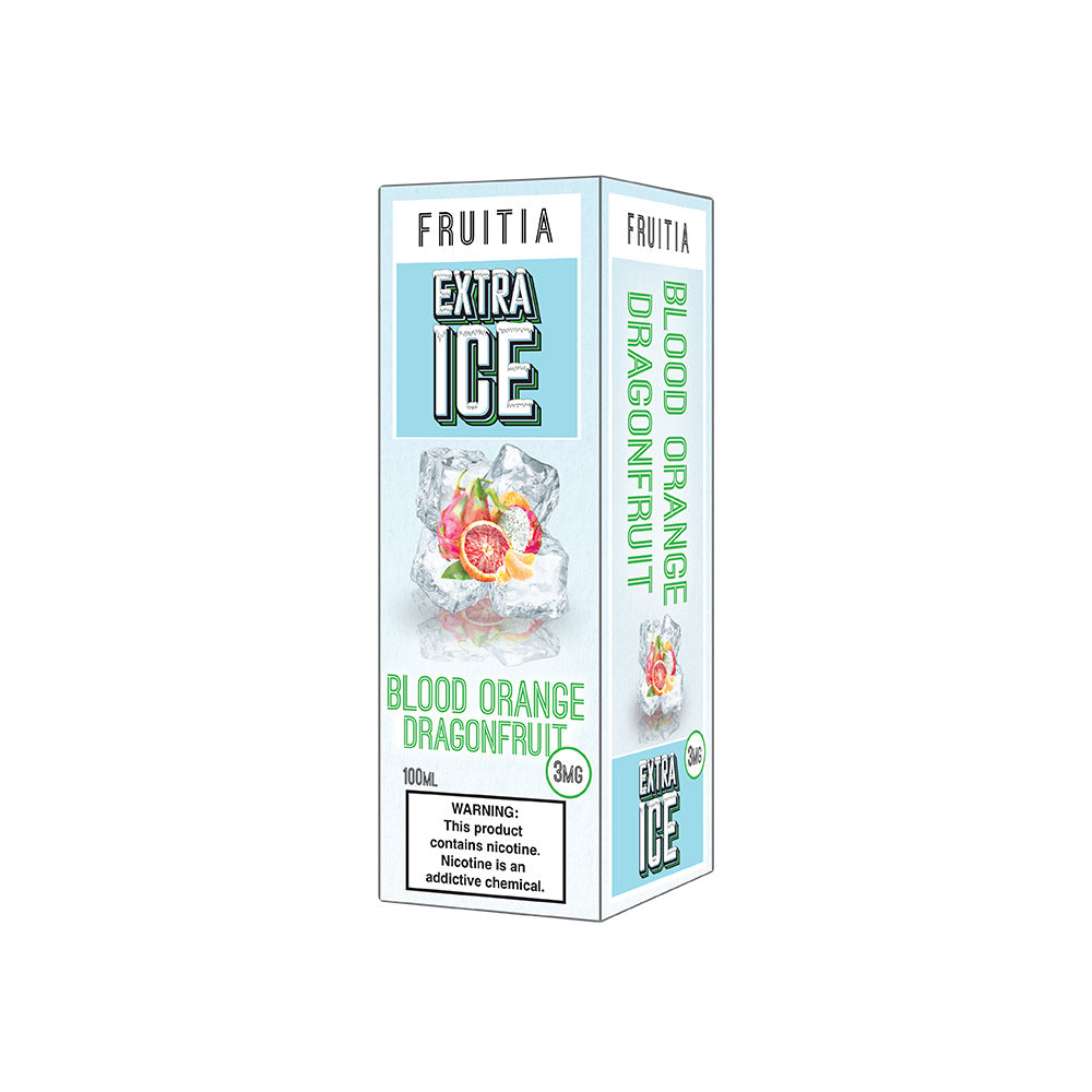 Blood Orange Dragonfruit by Fruitia Extra Ice 100mL Packaging