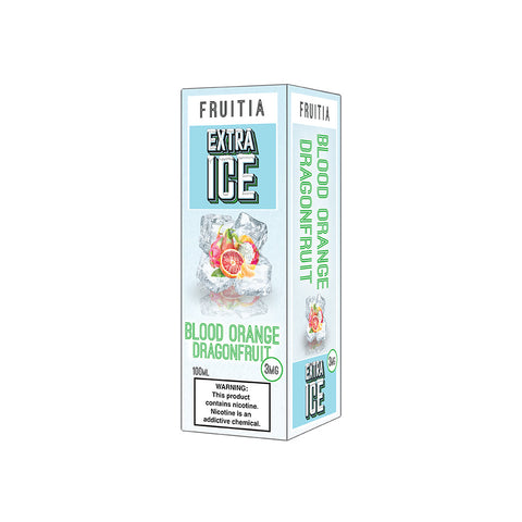 Blood Orange Dragonfruit by Fruitia Extra Ice 100mL Packaging