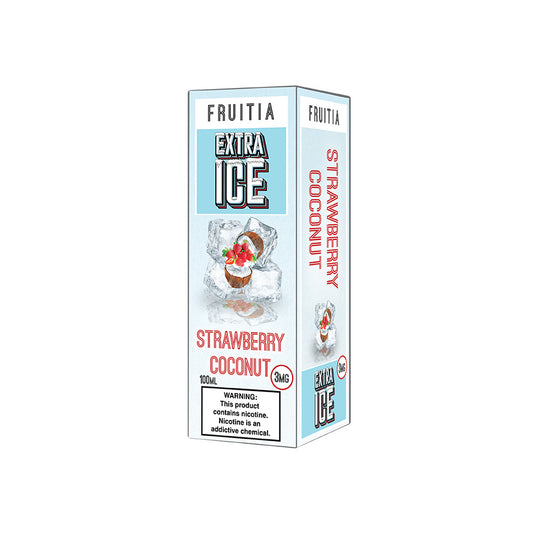Strawberry Coconut by Fruitia Extra Ice 100mL Packaging