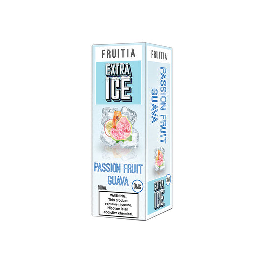 Passion Fruit Guava by Fruitia Extra Ice 100mL Packaging