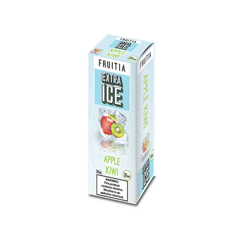 Apple Kiwi by Fruitia Extra Ice 30mL Packaging
