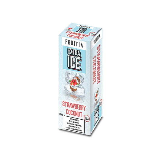 Strawberry Coconut by Fruitia Extra Ice 30mL Packaging