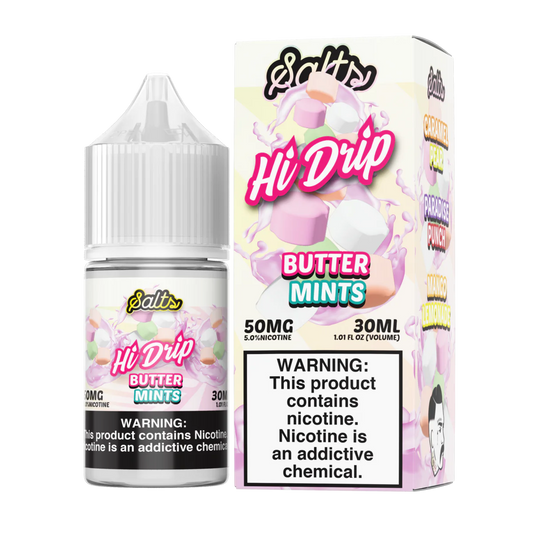 Butter Mints by Hi Drip Salts 30ML with Packaging
