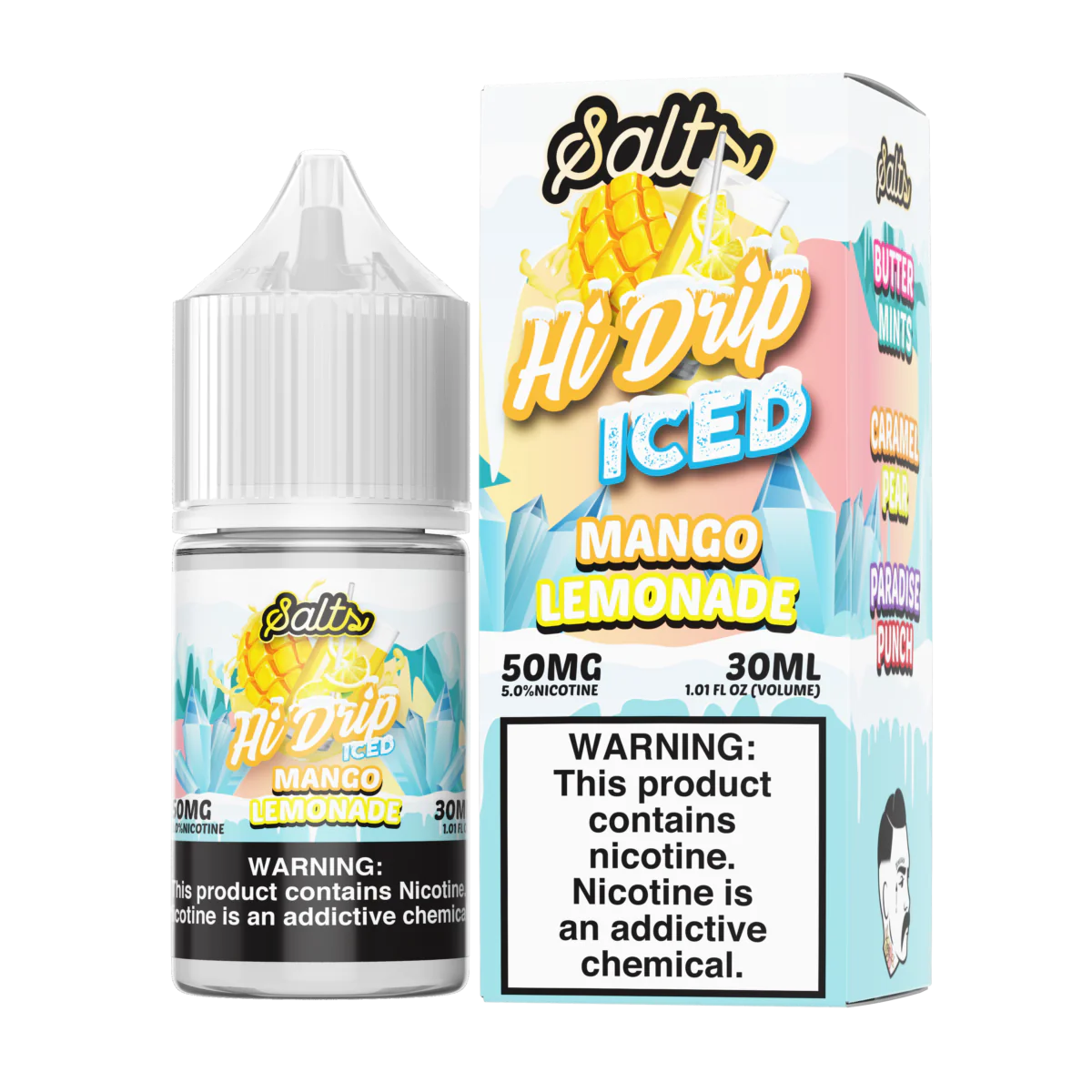 Mango Lemonade Iced by Hi Drip Salts 30ML with Packaging