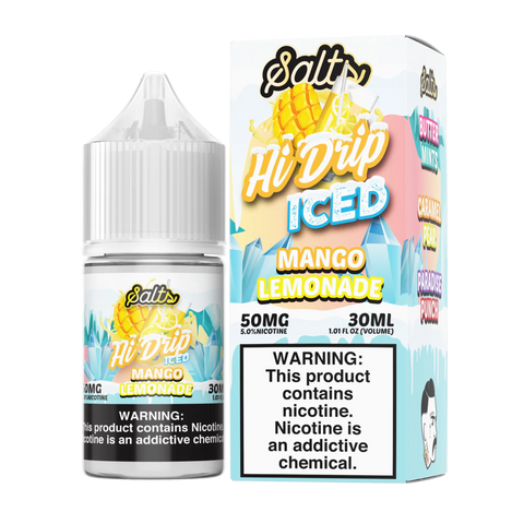 Mango Lemonade Iced by Hi Drip Salts 30ML with Packaging