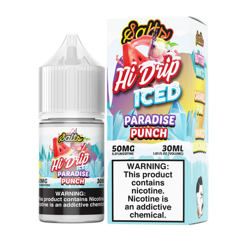 Paradise Punch Iced by Hi Drip Salts 30ML with Packaging