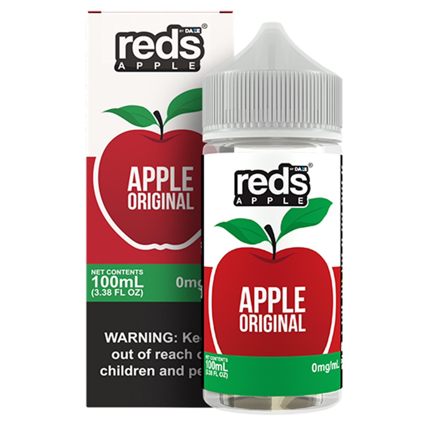 Apple by 7Daze Reds 100mL bottle with Packaging