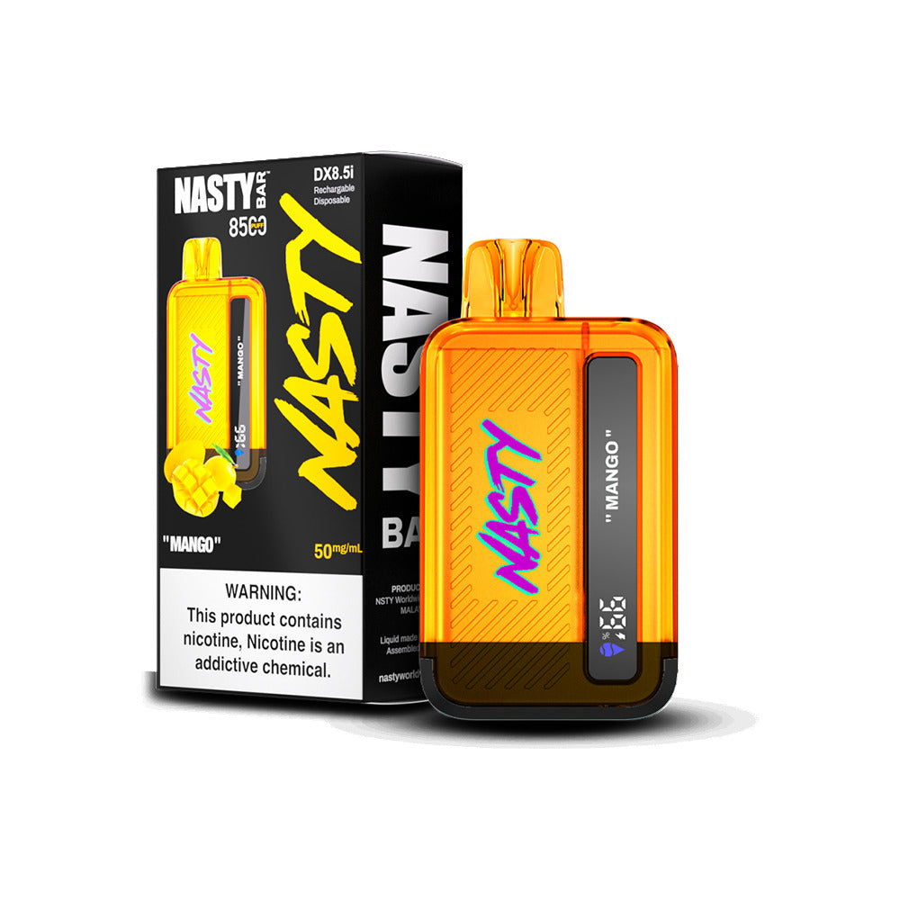 Nasty Juice Nasty Bar Disposable | 8500 Puffs | 17mL | 50mg | mango with packaging